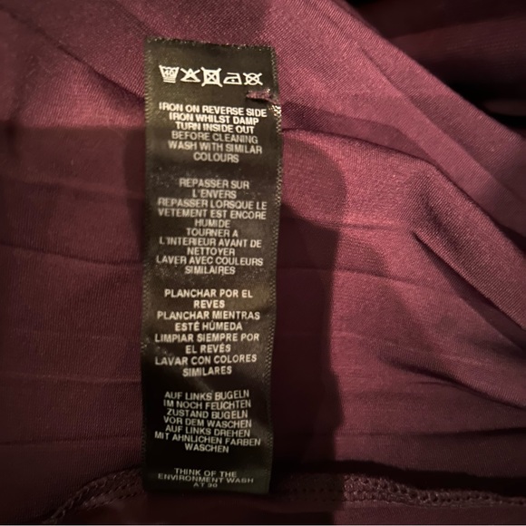 Women's ASOS Maternity Pleat and Lace Mini Dress Size 14 NWT - Picture 10 of 11